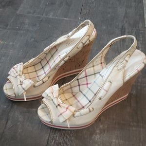 Coach nautical wedges.